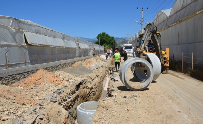Demirtaş'ın kanalizasyon hattının üçte ikisi tamamladı
