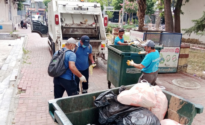 Alanya'da bayramda ne kadar çöp çıktı