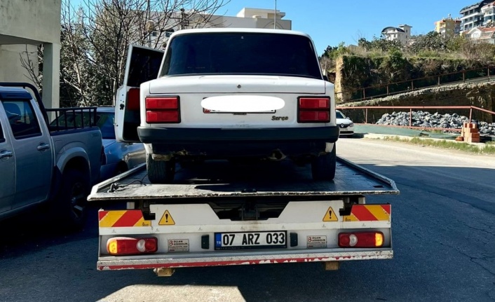Alanya'da trafik canavarına ibretlik ceza