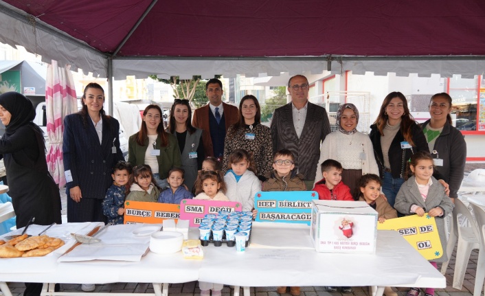 Belediye kreş öğrencilerinden Burçe bebeke destek