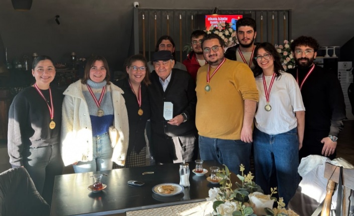 Mehmet Özkan hocaya teşekkür ziyareti