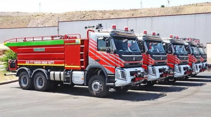 Alanya'da orman yangını için özel tim