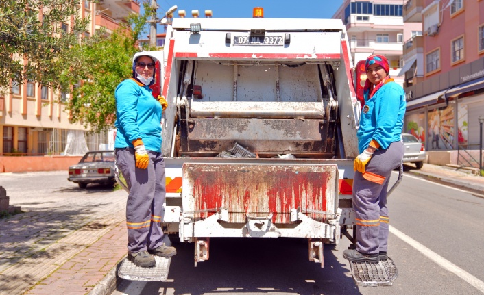 Alanya'da temizliğe kadın eli değdi