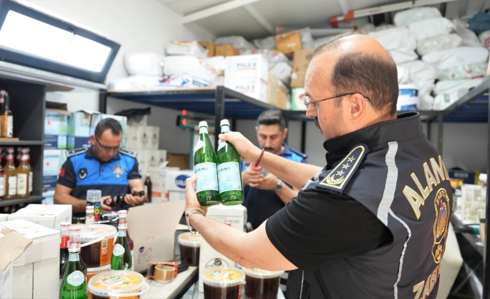 Alanya’da sahte etiketleme yapan firmaya mühür