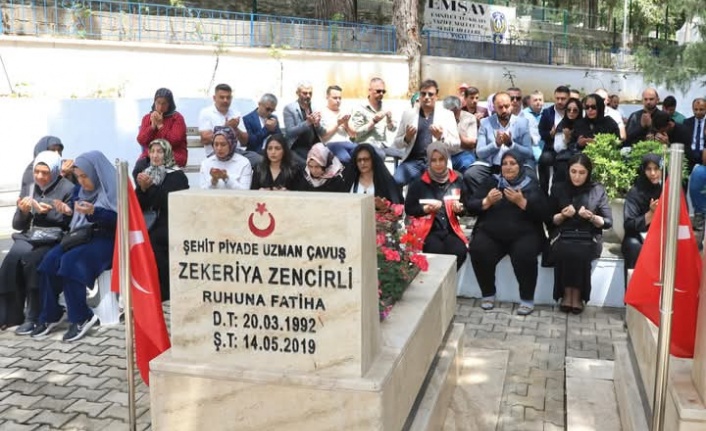 Şehidimiz Zekeriya Zencirli için mevlit okutuldu
