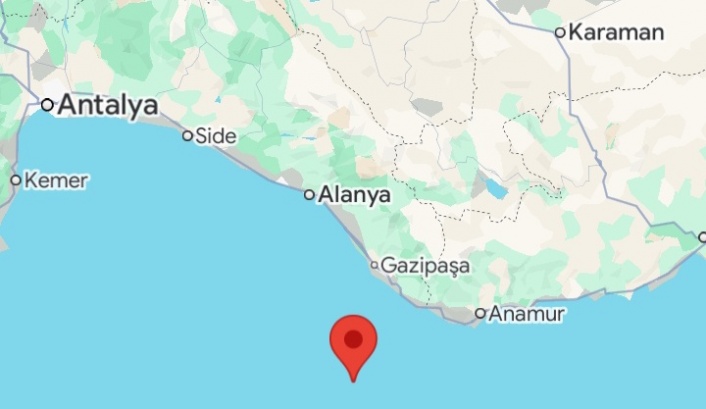 Gazipaşa depremi Alanya'da hissedildi