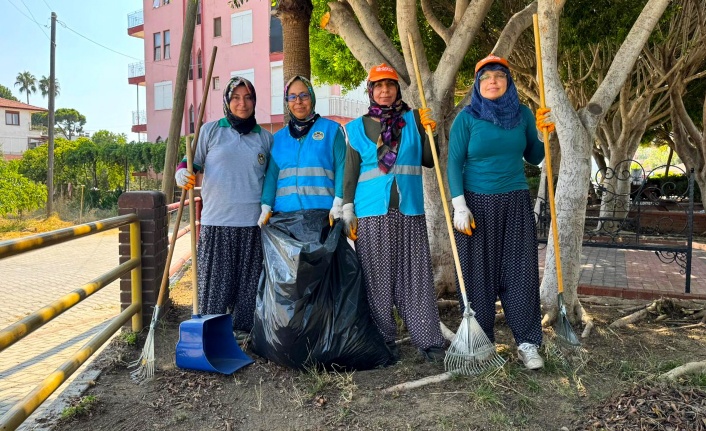 Alanya Belediyesi'nde kadınlar sahada