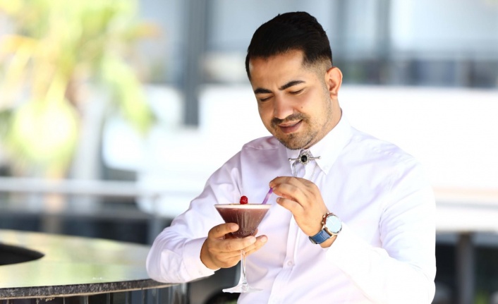 Alanya'da tropik meyvelerden kokteyl yarışması