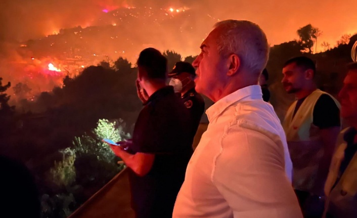 Alanya'da 100 ev yangın nedeniyle tahliye edildi