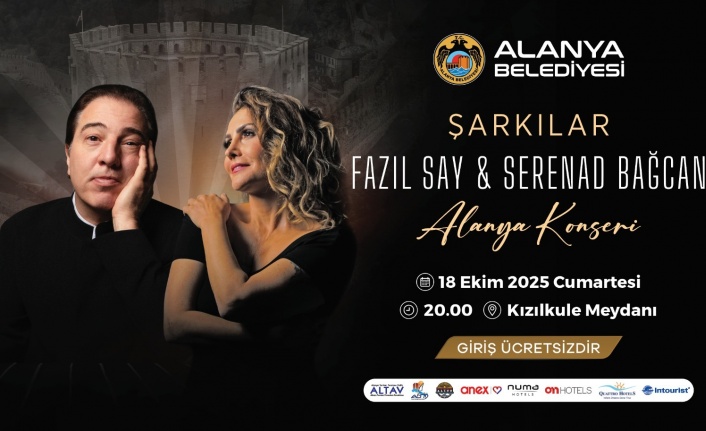 Alanya'da Fazıl Say ve Serenad Bağcan rüzgarı esecek