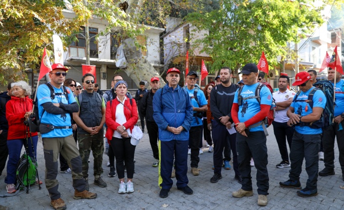 Alanya Keykubad Göç ve Kervan Yolları Projesinin ilk yürüyüşü yapıldı