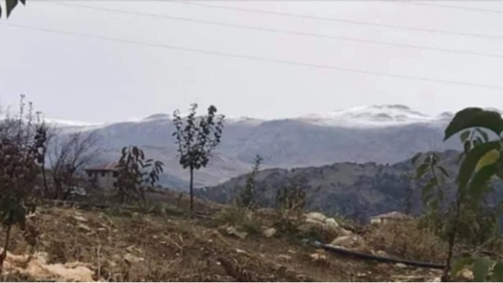 Alanya'ya yılın ilk karı düştü