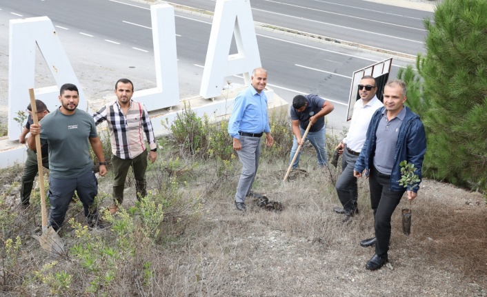 ALKÜ'de fidanlar toprakla buluştu