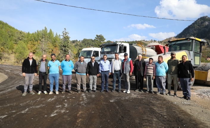 Gökbel Gören yolunda çalışmalar sürüyor