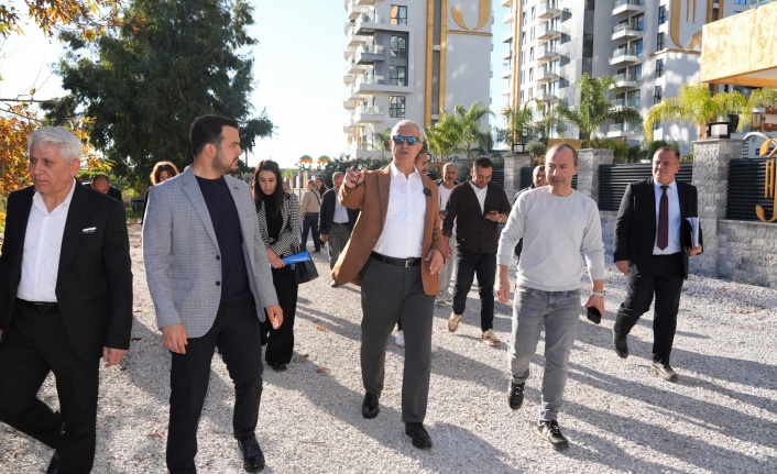 Başkan Özçelik'ten Mahmutlarda inceleme