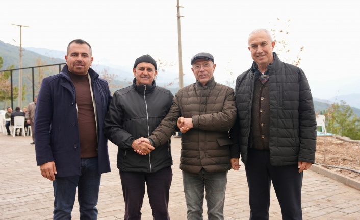 Akçatı'da imece usulüyle yapılan çok amaçlı salon hizmete açıldı