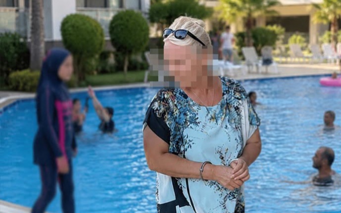 Alanya'da havuzda haşema yasağı getiren Rus kadın yönetici tutuklandı