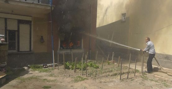 Beyşehir’de Yangın Paniği 