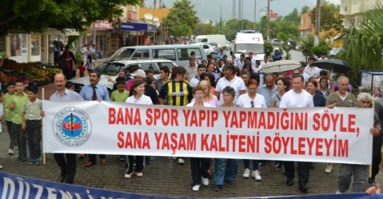 Bozyazılılar Sağlık İçin Yürüdü 