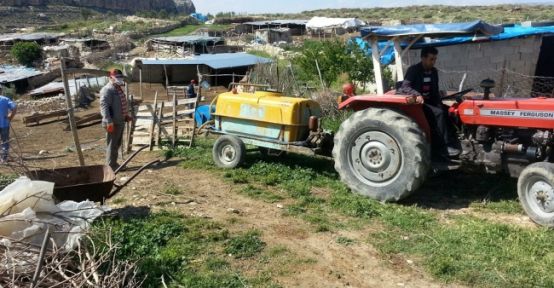 Mut'ta Larva Mücadelesi Başladı 