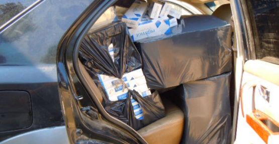 Tarsus'ta 38 Bin 200 Paket Kaçak Sigara Ele Geçirildi 