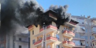 APARTMANDA YANGIN PANİĞİ!