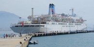 SEZONUN İLK GEMİSİ LİMANA YANAŞTI