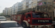 YEMEĞİ OCAKTA UNUTTU, İTFAİYE HAREKETE GEÇTİ