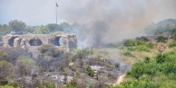 ANTİK SİDE’DE YANGIN