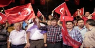 DARBEYE KARŞI DEMOKRASİ NÖBETİ SÜRÜYOR