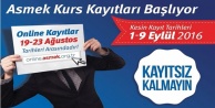 ASMEK YENİ DÖNEM KAYITLARI BAŞLIYOR