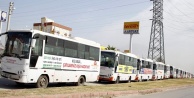 Dönüşüme girmeyen minibüsler sefere çıkamadı