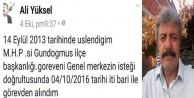 MHP'nin Gündoğmuş teşkilatı görevden alındı