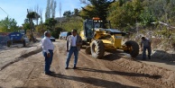 Akçatı yolu asfalta hazırlanıyor