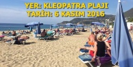 Alanya'da Kasım ayında deniz keyfi