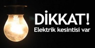 Elektrik kesintisi var