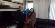 Antalyalı turizmciden Rus Konsolosa ziyaret
