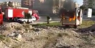 Alanya'da korkutan yangın