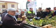 Gazipaşa’da 6 bin 900 fidan dağıtıldı