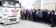 Halep'e 10 tır yardım gönderdik