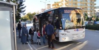 Alanya halk otobüslerine tedbili kıyafet denetim