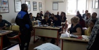 Alanya polisinden suçtan korunma semineri