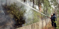 Orman yangını büyük panik yarattı