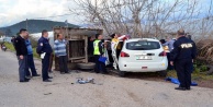 Otomobil traktöre çarptı: 2'si Suriyeli 4 yaralı