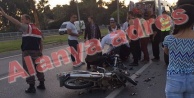 Alanya'da feci motosiklet kazası