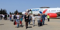 Gazipaşa-Alanya havalimanına Rus turist akını