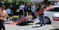Motosiklet kazası Alanya'da trafiği felç etti
