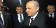 Yücel Devlet Bahçeli'yi karşıladı