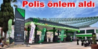 Damlataş'taki petrol ofisi tahliye ediliyor