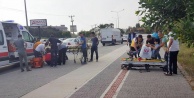 Motosiklet kazası: 1’i ağır 2 yaralı var